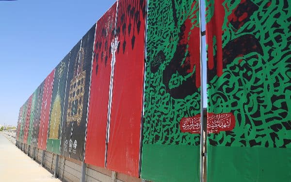 برپایی نگارخانه عاشورایی در فضای شهری شهرکرد