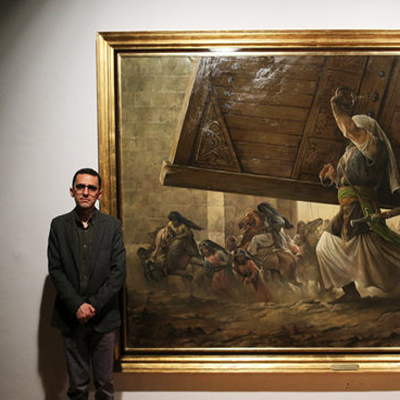 تابلوهای «الحق مع علی» در طول یک سال خلق شدند