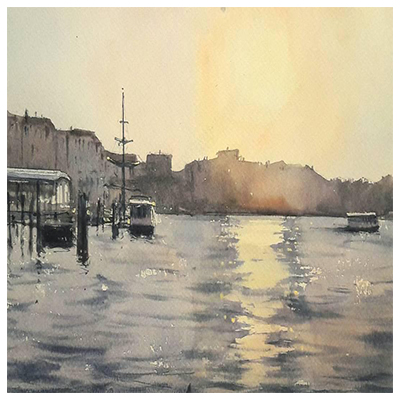 نقاشی آبرنگ های پابلو روبن لوپز Pablo Ruben