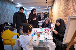 کارگاه نقاشی حوزه هنری برای گرامیداشت قهرمانان مقاومت جنگ ۱۲ روزه